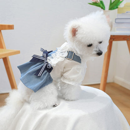 Personalized Pet Denim Pet Overalls | inCloth18