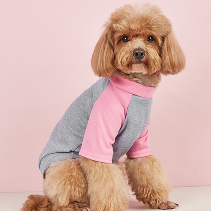 Personalized Mother's Day Color-Block Pet T-shirt  | inCloth42