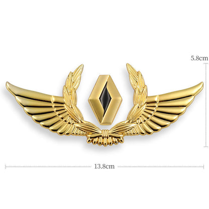 3D-Auto-Goldkarosserieaufkleber zum Blockieren von Kratzern, dekorative Aufkleber, Flügel, Seitenetikett, Auto-Logo-Aufkleber