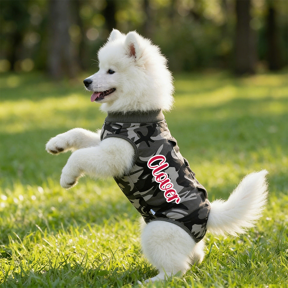 Combinaison personnalisée anti-léchage pour animaux | inCloth72