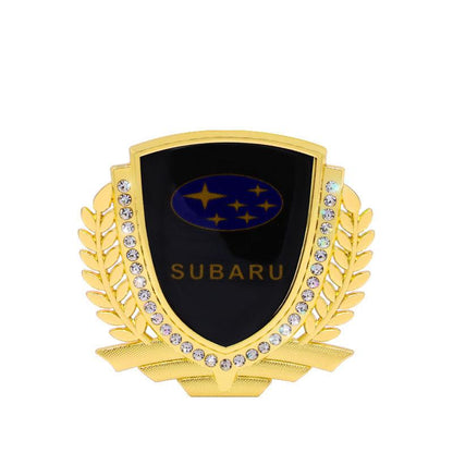 Heißer Verkauf 🎉50 % RABATT🎉3D Weizenohr Diamant Metall Kreativer Autoaufkleber