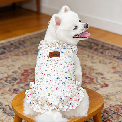 Personalized Leather Patch Name Pet Dress | inCloth32