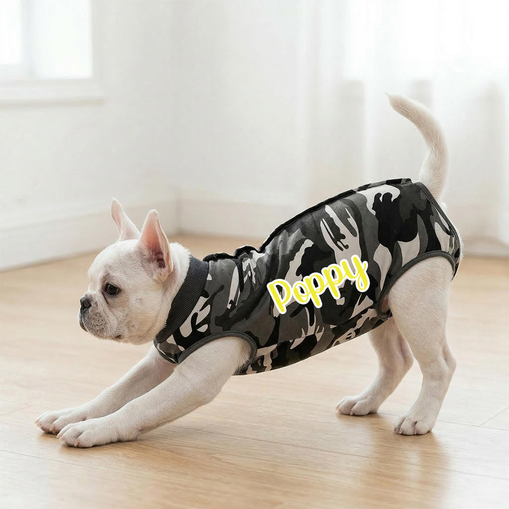 Combinaison personnalisée anti-léchage pour animaux | inCloth72
