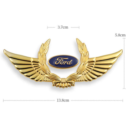 3D-Auto-Goldkarosserieaufkleber zum Blockieren von Kratzern, dekorative Aufkleber, Flügel, Seitenetikett, Auto-Logo-Aufkleber