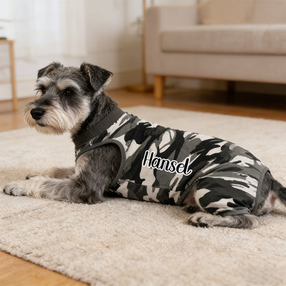 Combinaison personnalisée anti-léchage pour animaux | inCloth72