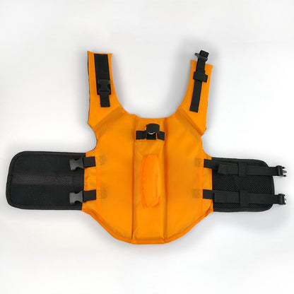 Personalisierte Haustier-Schwimmweste mit Namen in Hai-Optik | inCloth56