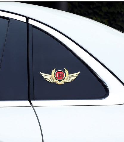 3D-Auto-Goldkarosserieaufkleber zum Blockieren von Kratzern, dekorative Aufkleber, Flügel, Seitenetikett, Auto-Logo-Aufkleber