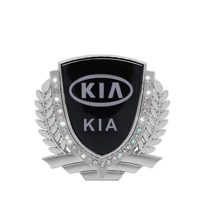 Heißer Verkauf 🎉50 % RABATT🎉3D Weizenohr Diamant Metall Kreativer Autoaufkleber