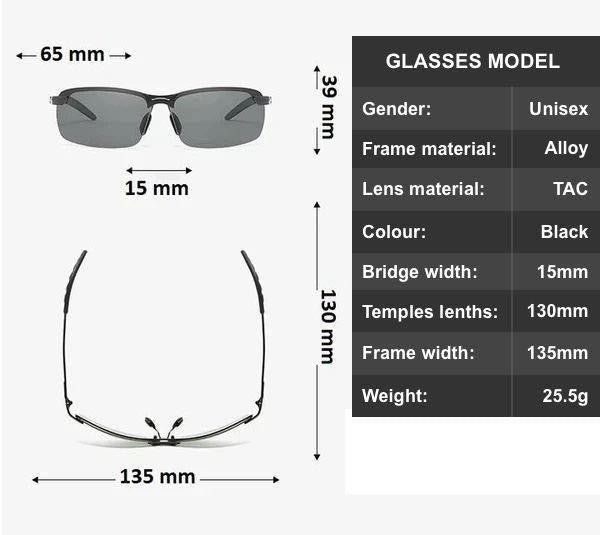 Lunettes de soleil polarisées incassables